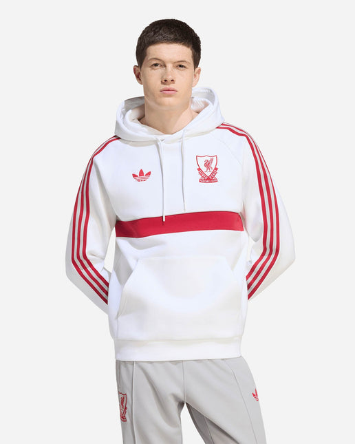 TUTA ADIDAS ORIGINALS FELPATA CON CAPPUCCIO X LIVERPOOL FC TIRO 26/27 UOMO