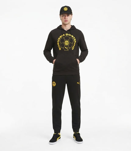 TUTA PUMA CON CAPPUCCIO FTBL CULTURE BORUSSIA DORTMUND UOMO
