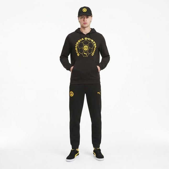 TUTA PUMA CON CAPPUCCIO FTBL CULTURE BORUSSIA DORTMUND UOMO