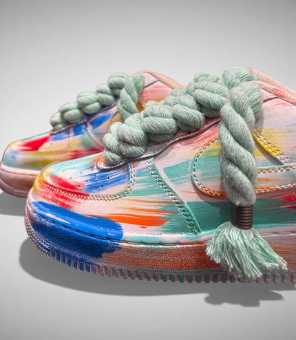 SNEAKERS NIKE AIR FORCE 1 "ROPE LACES COLOR" CUSTOM