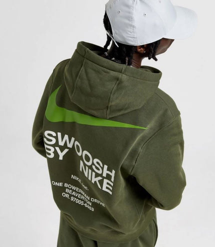 TUTA NIKE SWOOSH HOODIE KHAKI GREEN