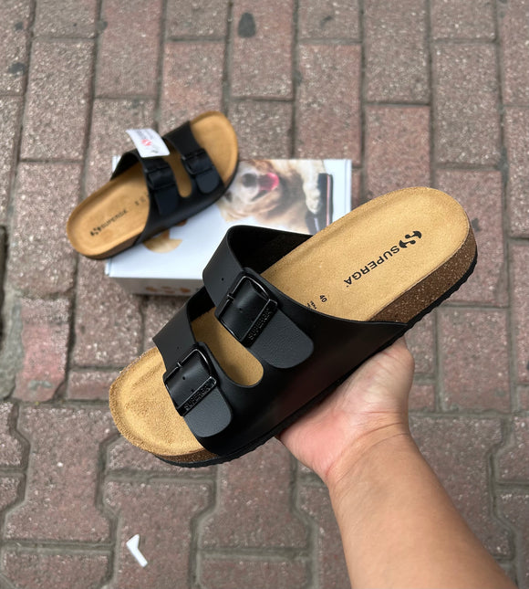 CIABATTE IN PELLE SUPERGA UOMO