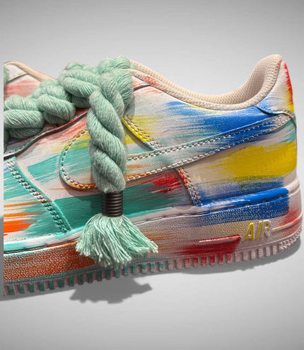 SNEAKERS NIKE AIR FORCE 1 "ROPE LACES COLOR" CUSTOM