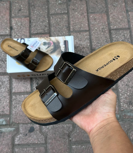 CIABATTE IN PELLE SUPERGA UOMO