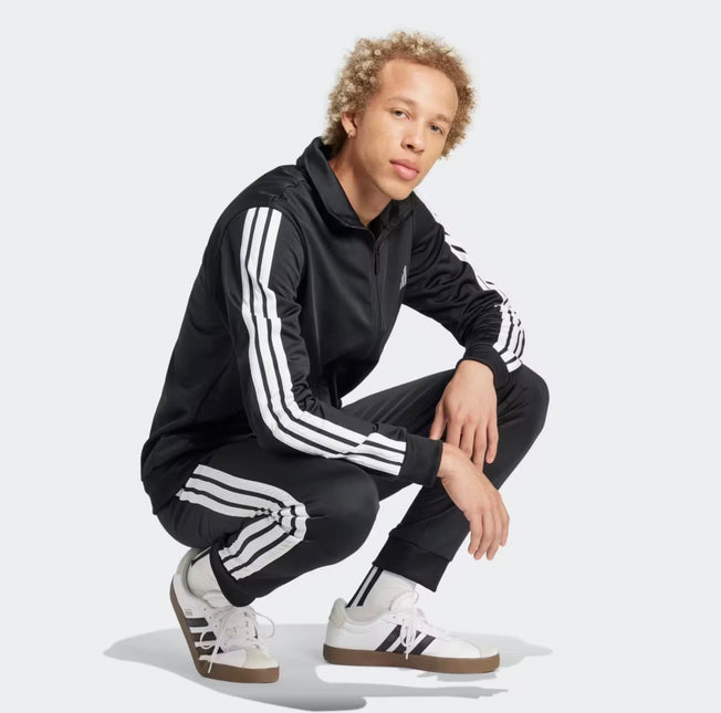 TUTA ADIDAS BASIC 3-STRIPES TRICOT TRACK SUIT UOMO