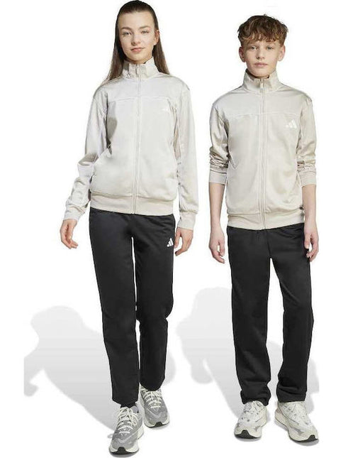 TUTA ADIDAS SWEATPANTS SET WITH JACKET ALUMINUM  BABY
