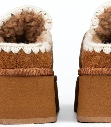 CIABBATTA ICON CON PELLICCIA DONNA