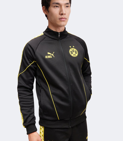 TUTA PUMA BORUSSIA DORTMUND KING FULL-ZIP ANTHEM JACKET MEN UOMO