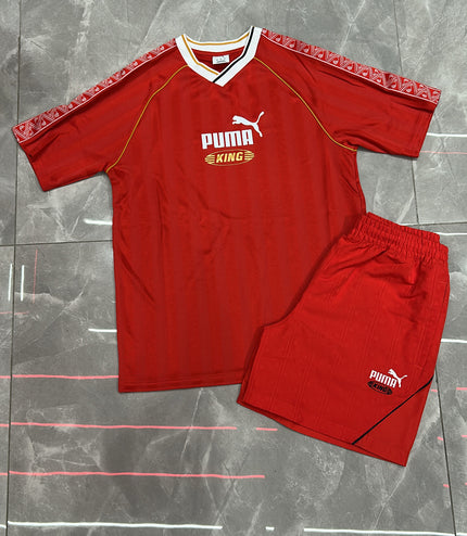 COMPLETINO PUMA KING RELAXED FOTBALL JERSEY UOMO