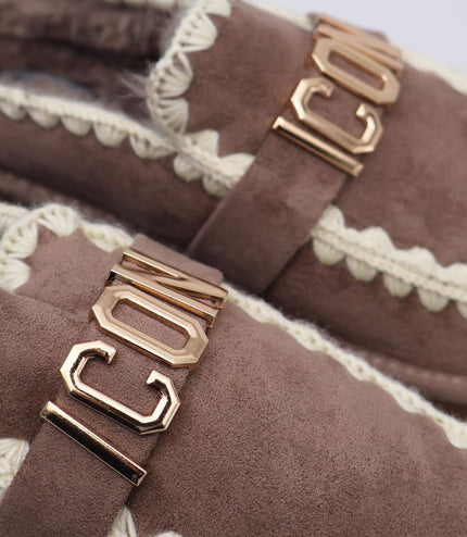 CIABBATTA ICON CON PELLICCIA DONNA