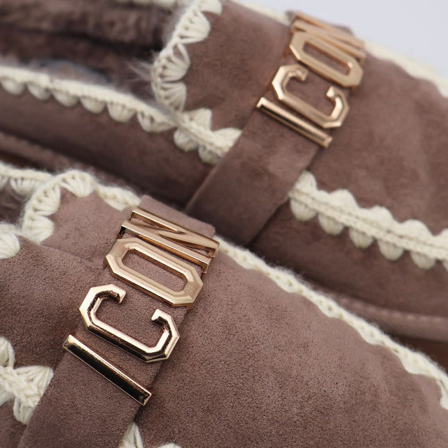 CIABBATTA ICON CON PELLICCIA DONNA