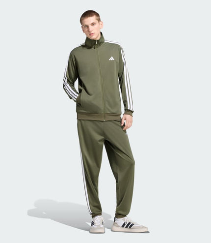 TUTA ADIDAS BASIC 3-STRIPES TRICOT TRACK SUIT UOMO