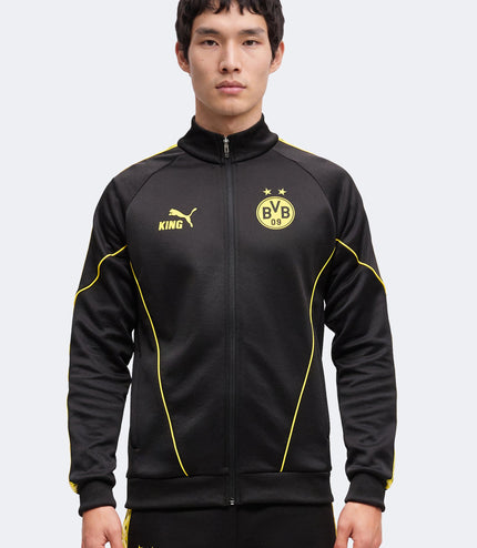 TUTA PUMA BORUSSIA DORTMUND KING FULL-ZIP ANTHEM JACKET MEN UOMO