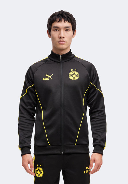 TUTA PUMA BORUSSIA DORTMUND KING FULL-ZIP ANTHEM JACKET MEN UOMO