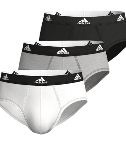 SET 3PK SLIP IN COTONE ASSORTITI ADIDAS UOMO