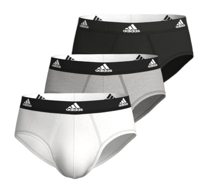 SET 3PK SLIP IN COTONE ASSORTITI ADIDAS UOMO