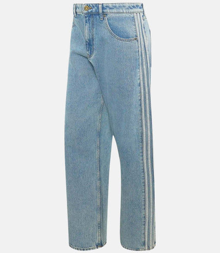 TUTA ADIDAS ORIGINALS FIREBIRD ADICOLOR IN DENIM UOMO