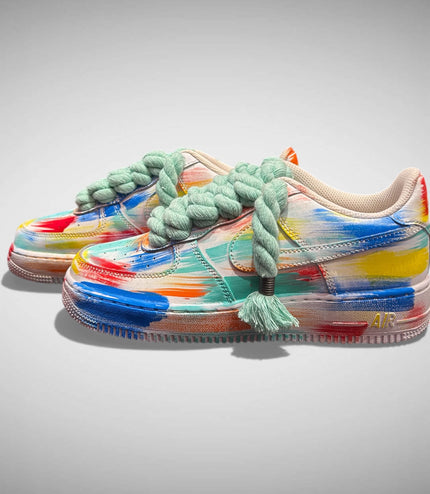 SNEAKERS NIKE AIR FORCE 1 "ROPE LACES COLOR" CUSTOM
