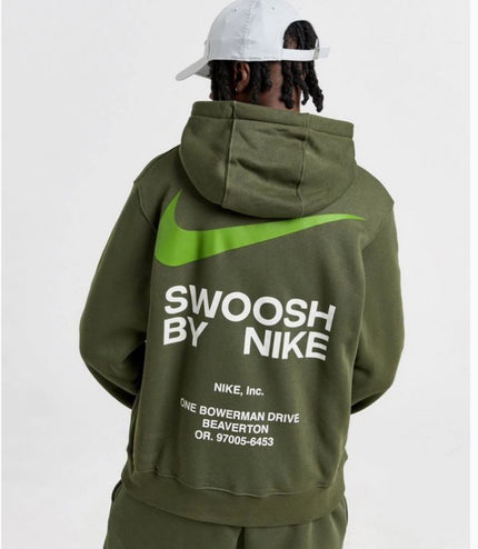 TUTA NIKE SWOOSH HOODIE KHAKI GREEN