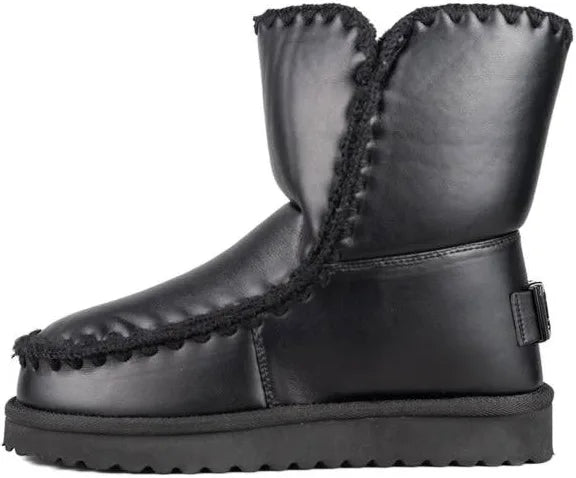 STIVALE ICON MEDIUM IN ECO-PELLE CON PELLICCIA DONNA