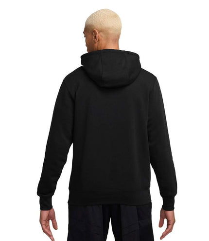 Tuta Nike felpata con cappuccio uomo Nera/Grigia