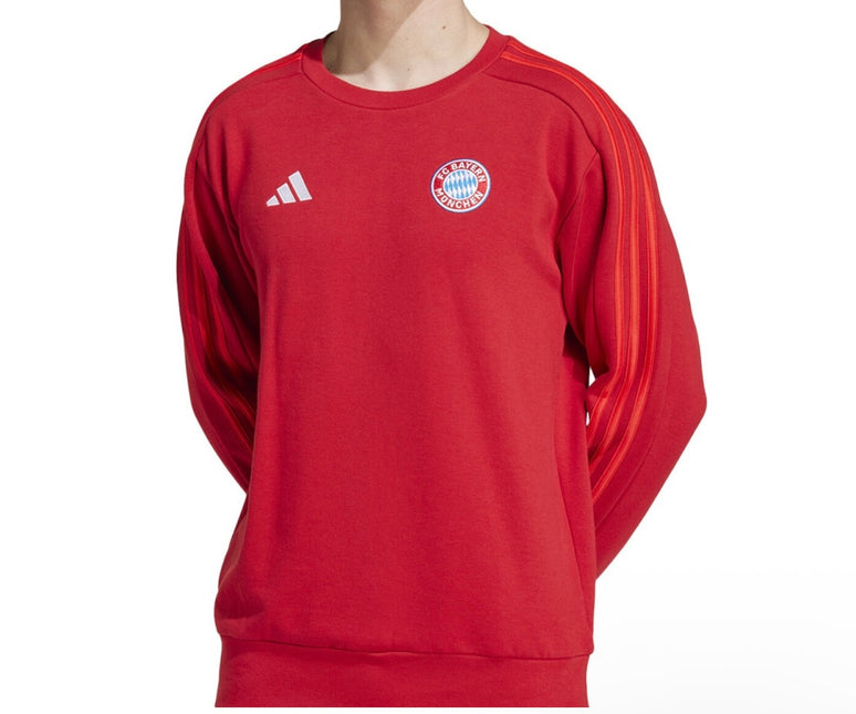 Tuta adidas cotone garzato Bayern monaco Rossa