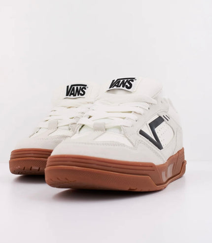 Sneakers vans upland Bianca/Marrone di camoscio