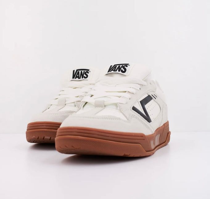 Sneakers vans upland Bianca/Marrone di camoscio