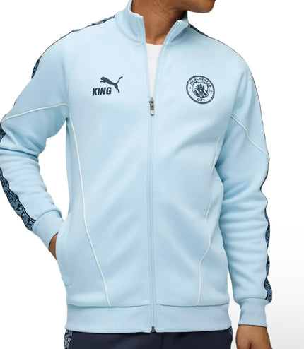 Tuta Puma king uomo Manchester City Celeste/Blù