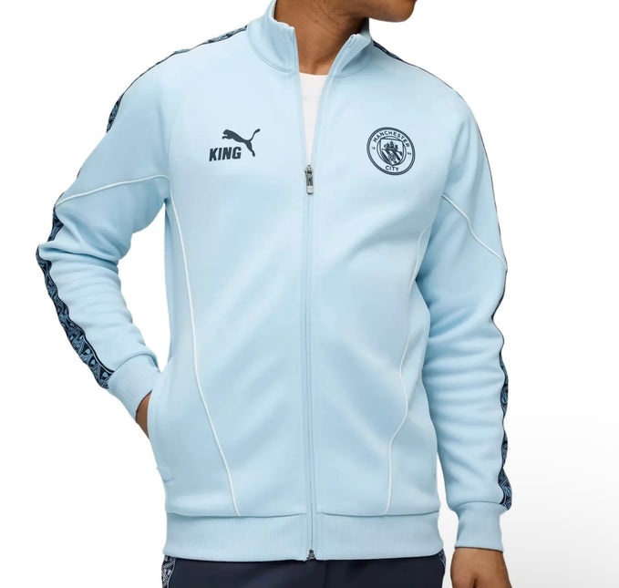 Tuta Puma king uomo Manchester City Celeste/Blù