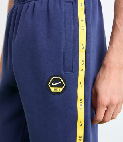 Tuta Nike uomo felpata con cappuccio Blù/Gialla