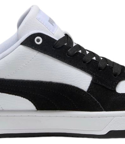 Sneakers Puma Caven 2.0 mono Bianca/Nera camoscio
