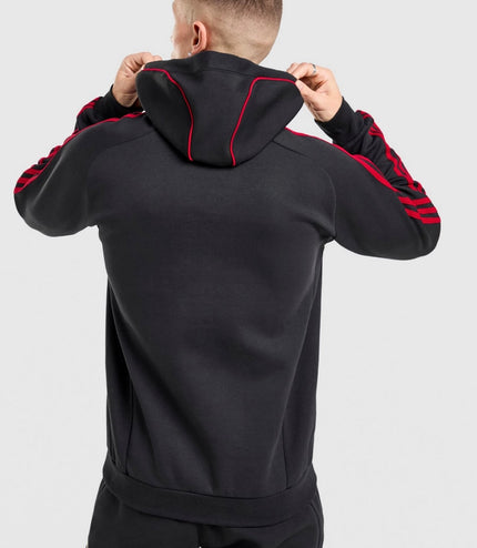 Tuta Adidas performance con cappuccio Liverpool Nera/Rossa