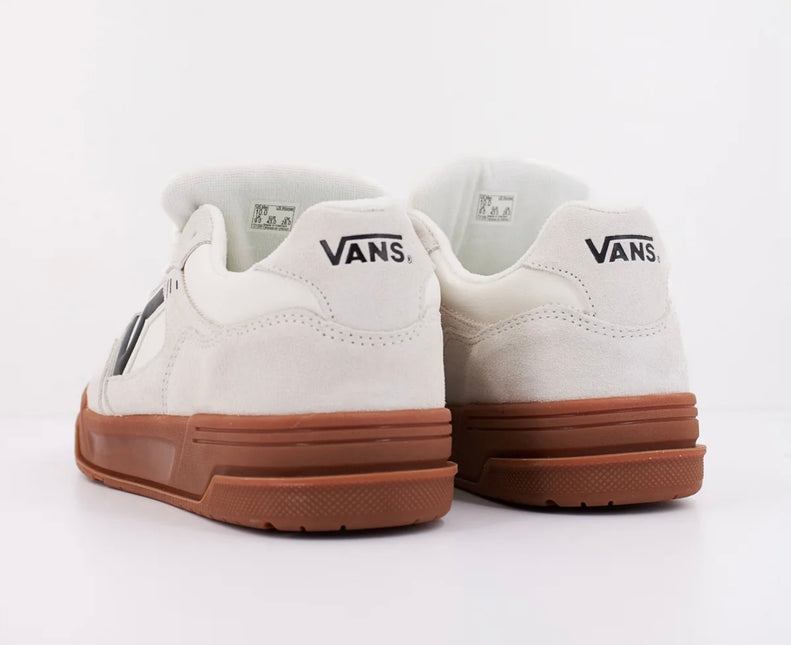 Sneakers vans upland Bianca/Marrone di camoscio