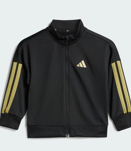 Tuta Adidas performance acetata//felpata Nera/Oro