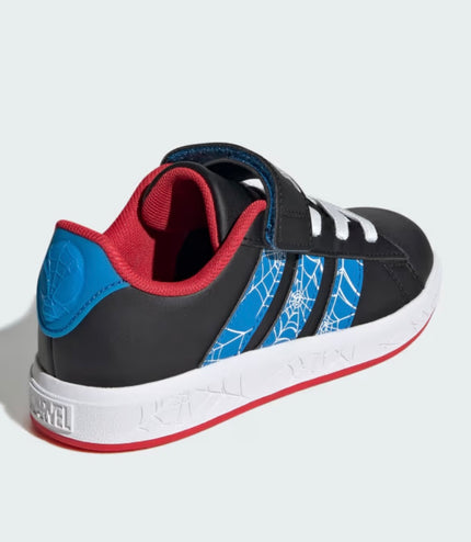 Sneakers grand court spider-man el Nera/Blù