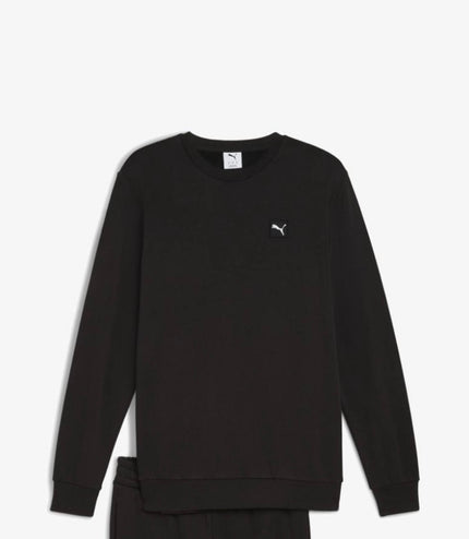 Tuta Puma donna felpata con cappuccio Nera