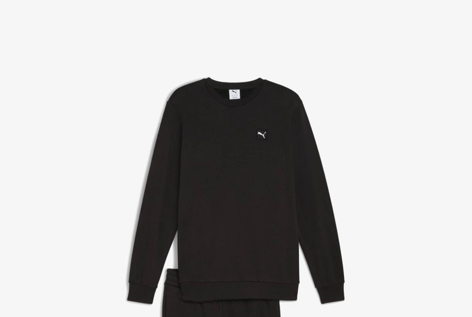 Tuta Puma donna felpata con cappuccio Nera