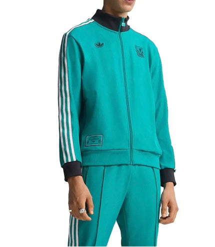 Tuta Adidas Original acetata Liverpool Verde/Bianca