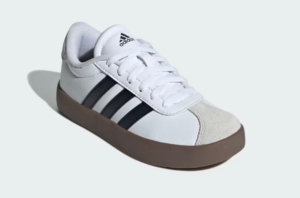 Sneakers adidas vl court 3.0 k Bianca/Marrone