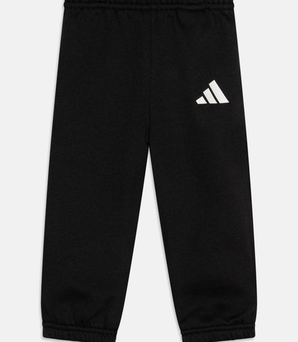Tuta Adidas felpata girocollo Nera/Bianca