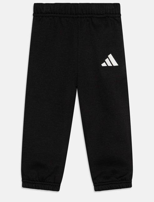 Tuta Adidas felpata girocollo Nera/Bianca
