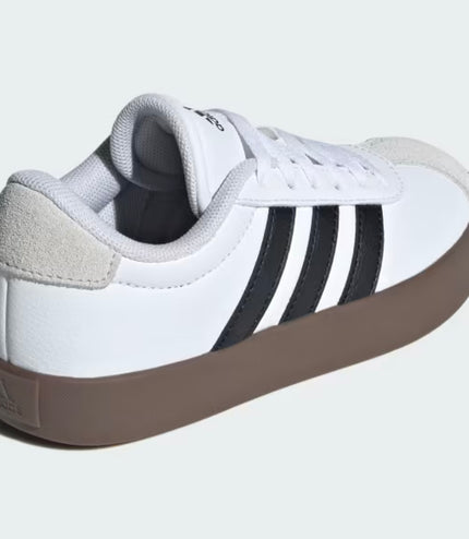 Sneakers adidas vl court 3.0 k Bianca/Marrone