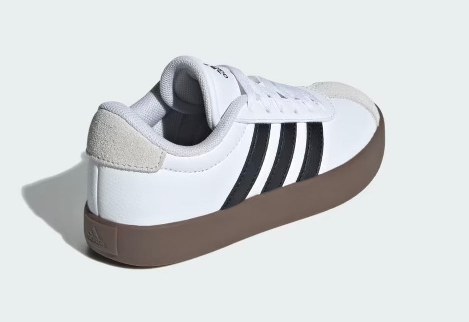 Sneakers adidas vl court 3.0 k Bianca/Marrone