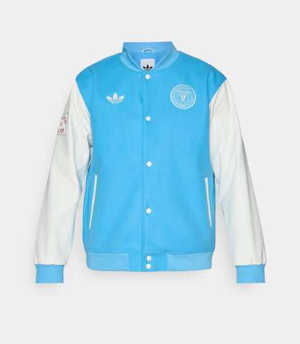 Giacca college Adidas Original Inter Miami Celeste/Rosa