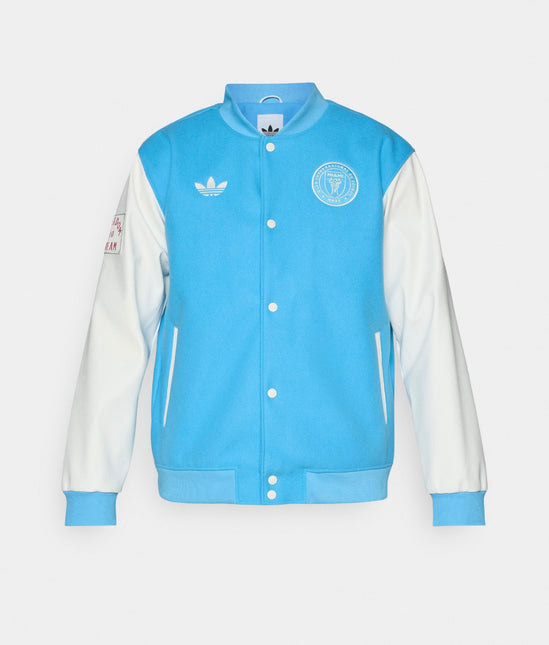 Giacca college Adidas Original Inter Miami Celeste/Rosa