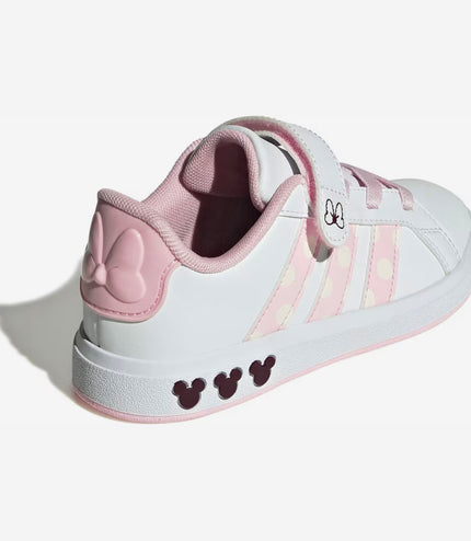 Sneakers adidas grand court minnie EL K Bianca/Rosa