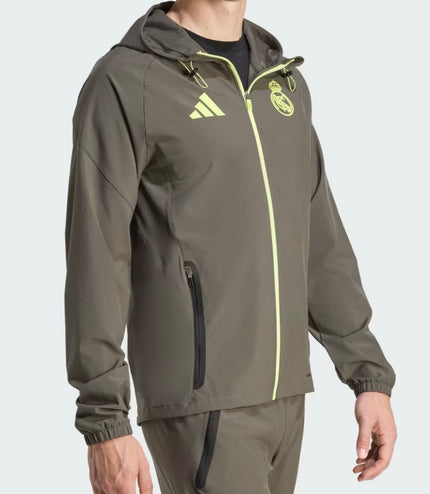 Tuta Adidas performance uomo Real Madrid tech Verde