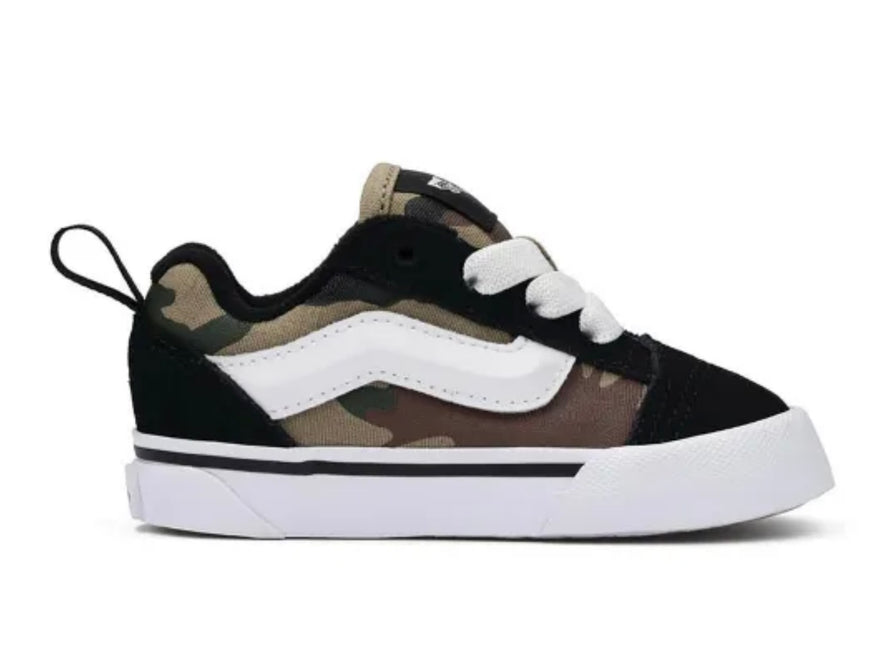 Sneakers vans knu skool elastic lace Nera/Militare