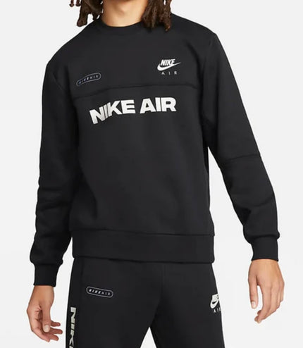 Tuta nike air felpata Nero/Bianco
